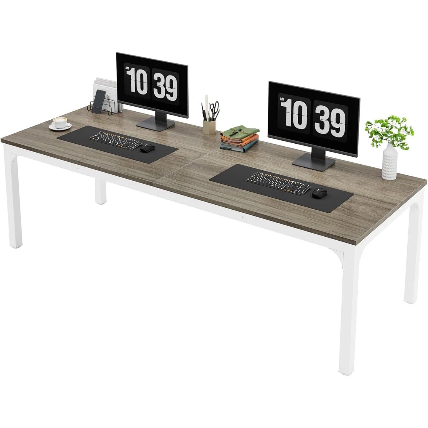 Two Person Computer Desk For Shared Home Office Space