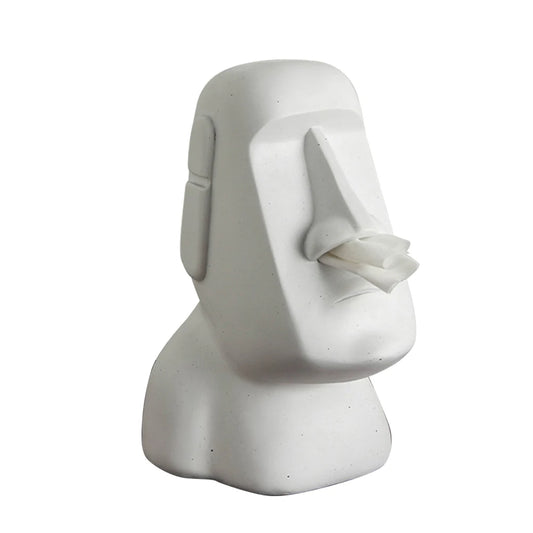Stone Figure Tissue Box Waterproof Holder For Home Decor
