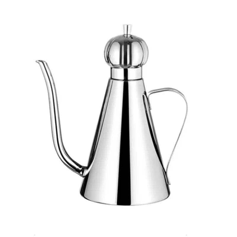 Stainless Steel Olive Oil Dispenser Pourer Bottle Compact